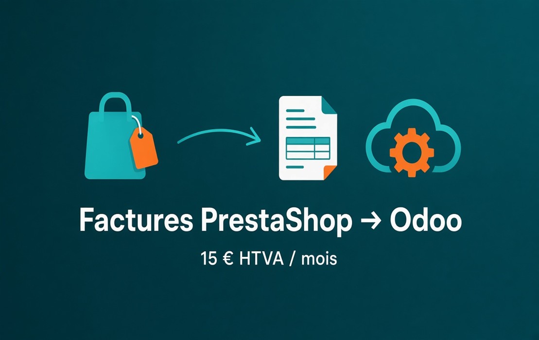 Module PrestaShop : envoyez vos factures vers Odoo