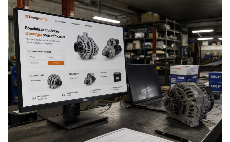EnergyParts : une boutique PrestaShop pour les pièces d’énergie véhicule